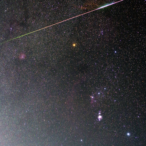 オリオンと流星