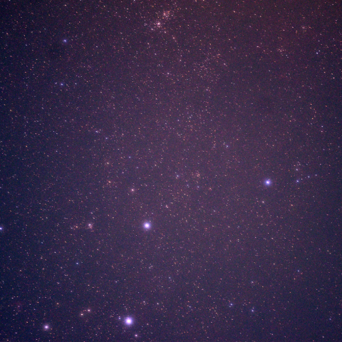 カシオペア座からペルセウス座の二重星団