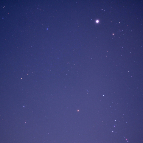 オリオン座からヒアデス星団