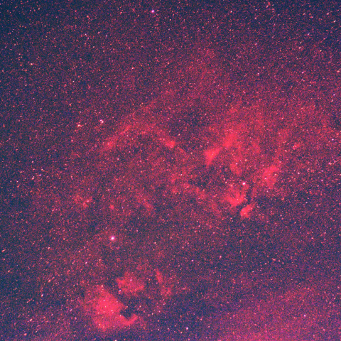 サドルから北アメリカ星雲