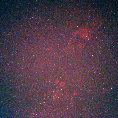 北アメリカ星雲とサドル