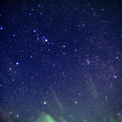 カシオペア、二重星団、ペルセウス