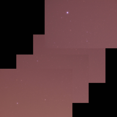 白鳥からこと座パノラマ85mm