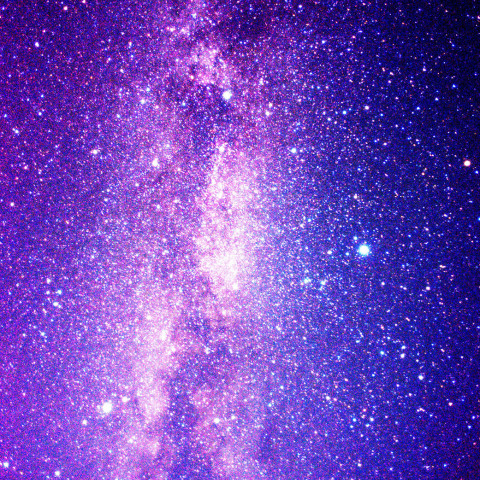 立ち上る天の川