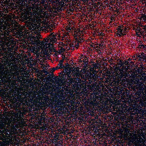 はくちょう座　サドル付近