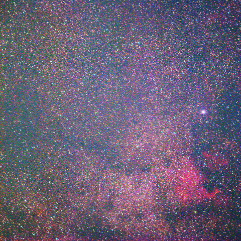 北アメリカ星雲付近