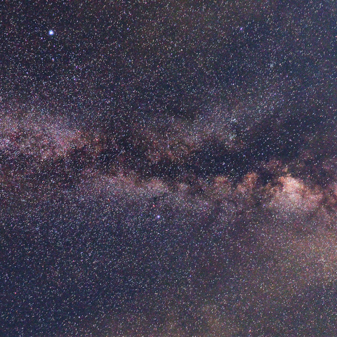 いて座からはくちょう座天の川