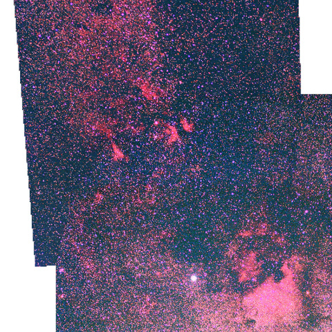 北アメリカからサドル星雲