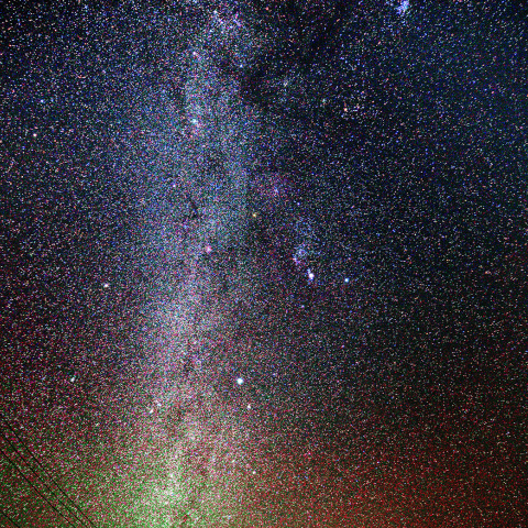 御杖牧場の天の川その2