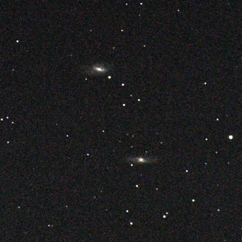 しし座渦巻銀河M66