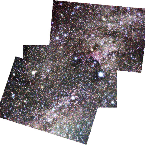 はくちょう座北アメリカ星雲サドル付近