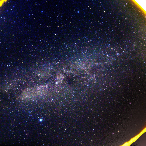 北小松15mmの天の川