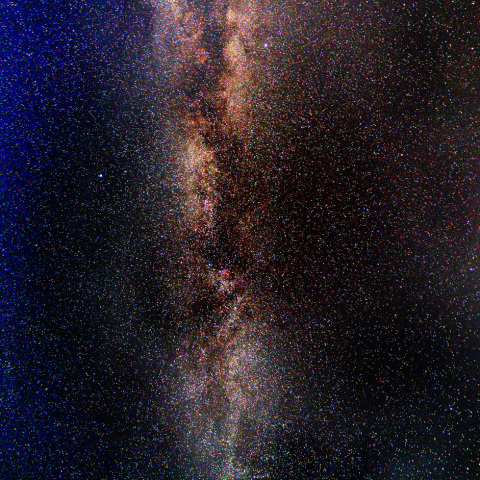 立ち昇る天の川