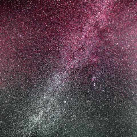 立ち昇る天の川