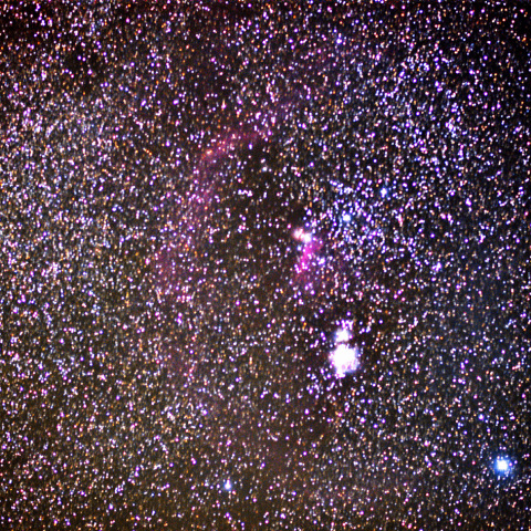 オリオン座の星々