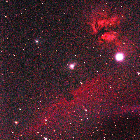 NGC2024とIC434の散光星雲