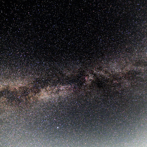 天の川夏の大三角