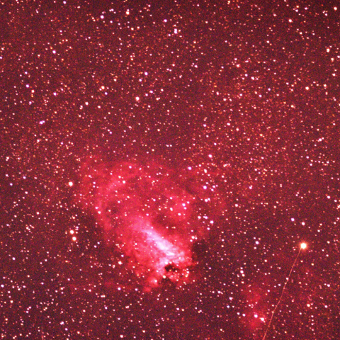 いて座M17オメガ星雲