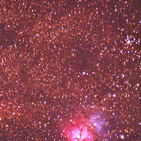 いて座Ⅿ20三裂星雲