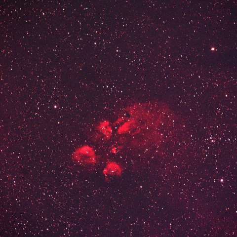 さそり座NGC6334出目金散光星雲