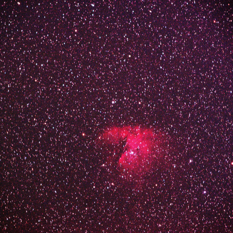 カシオペア座NGC281パックマン星雲