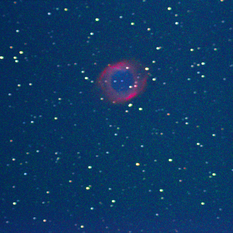 みずがめ座NGC7293惑星状星雲