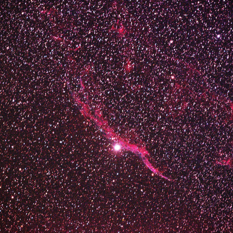 はくちょう座NGC6960網状星雲