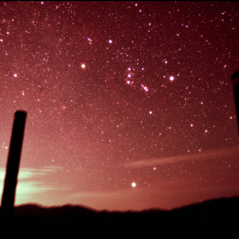 天の川オリオン座