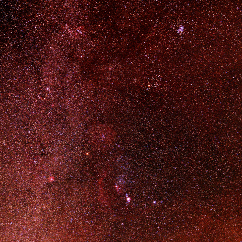 天の川オリオン座からぎょしゃ座