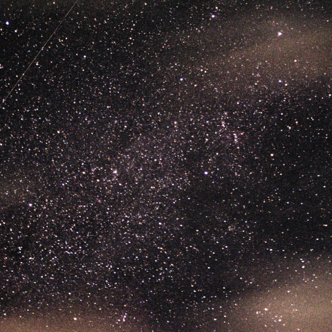 ふたご座とぎょしゃ座の境界あたり