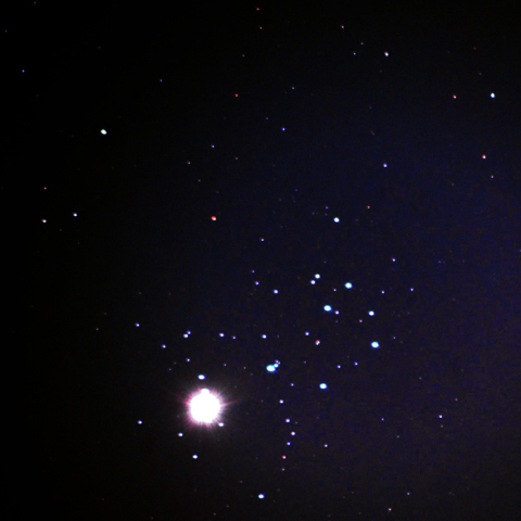 M45を金星通る