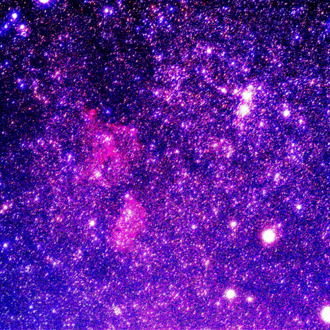 二重星団とハート、ソウル星雲