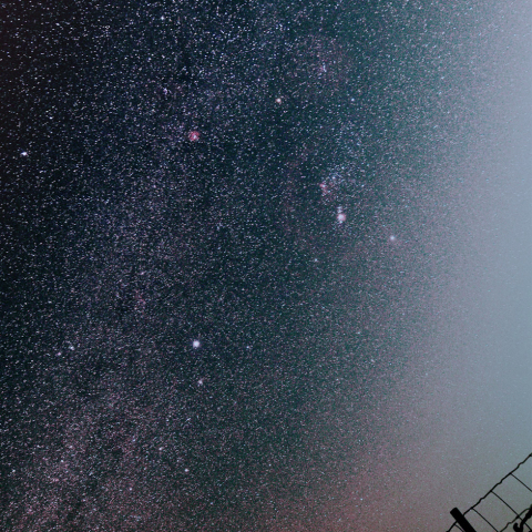 天の川オリオン座