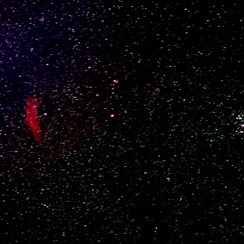 カリフォルニア星雲とスバル