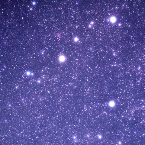 カシオペア座　パックマン星雲周辺