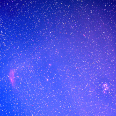 カリフォルニア星雲とスバル