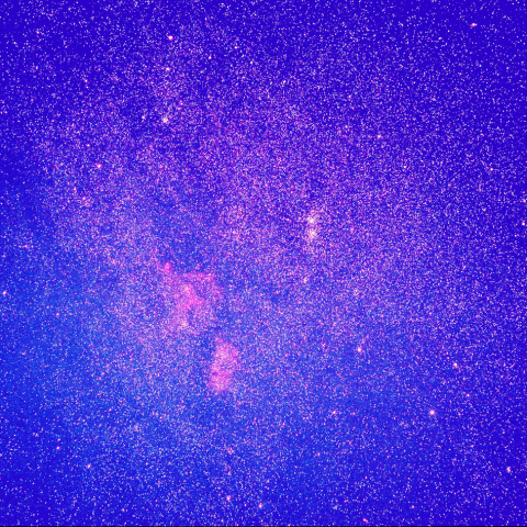 二重星団とハート、ソウル星雲