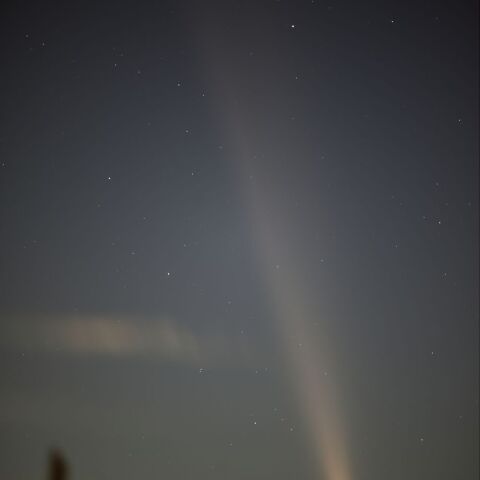 10月14日夕刻の紫金山・アトラス彗星