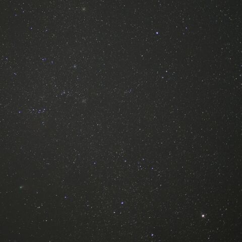 ぎょしゃ座5つ星とZTF彗星