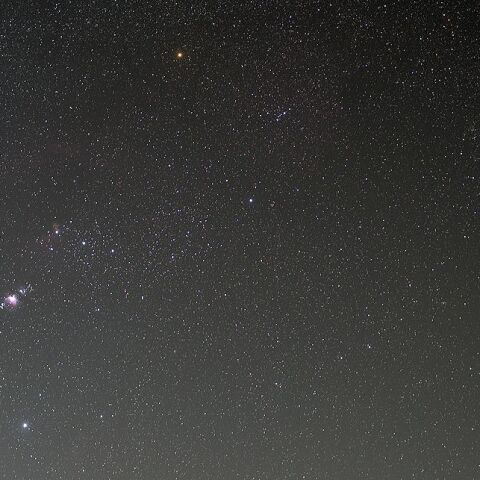 オリオン座とZTF彗星