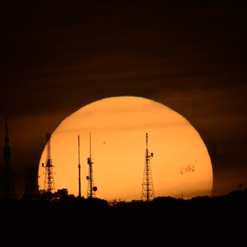 生駒山からの日出 (2024/05/11)