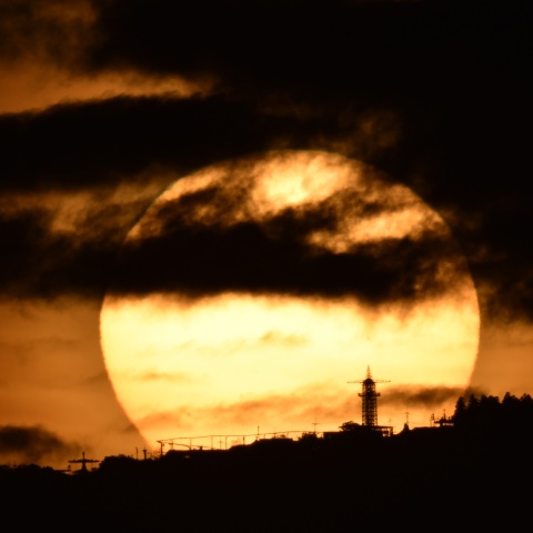 生駒山からの日出 (2024/05/15)