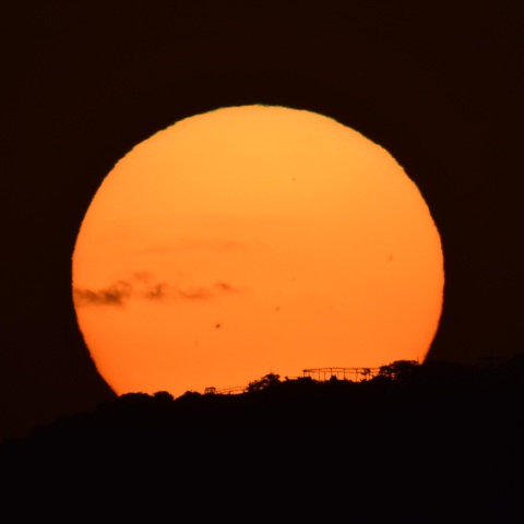 生駒山からの日出 (2024/05/17)