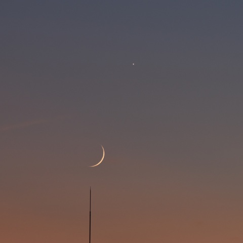 月と金星 (2024/09/05)
