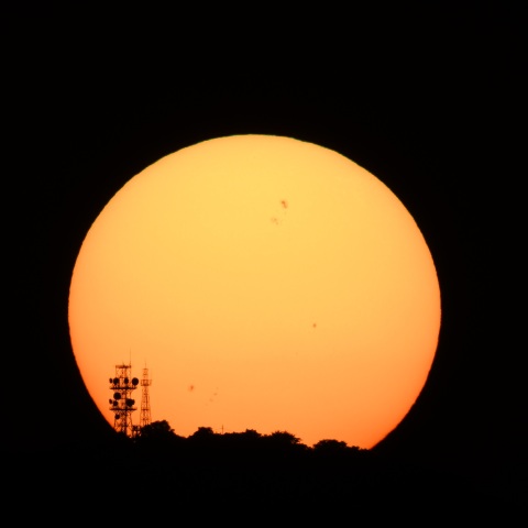 生駒山からの日出 (2025/08/03)