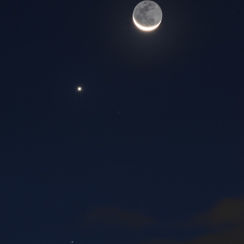 月・金星・レグルス