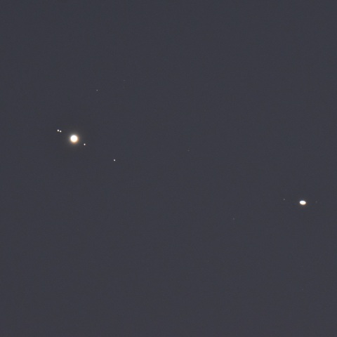 木星と土星の接近 (2020/12/26)