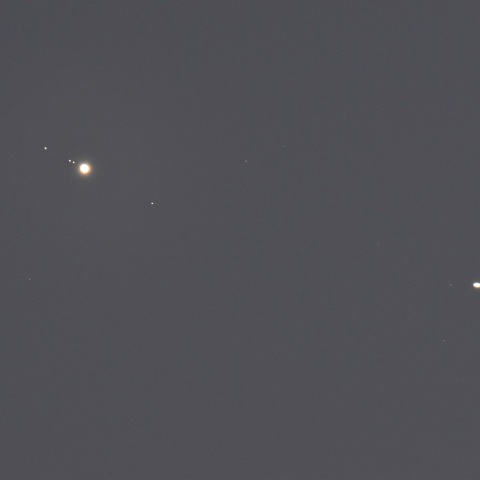 木星と土星の接近 (2020/12/27)