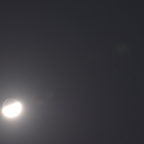 月・火星・天王星の接近 (2021/1/21)