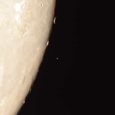 みずがめ座τ2星の潜入 (2021/9/19)